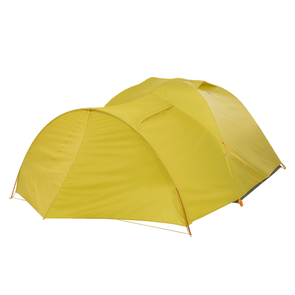Yellow tent on a transparent background