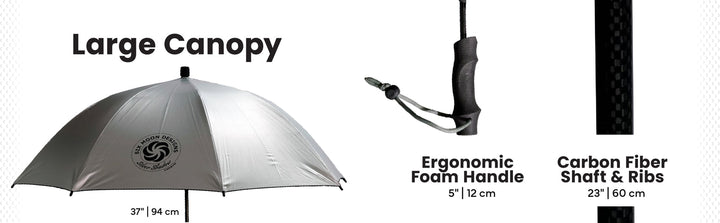 Six Moon Designs Silver Shadow Carbon Trekking Umbrella
