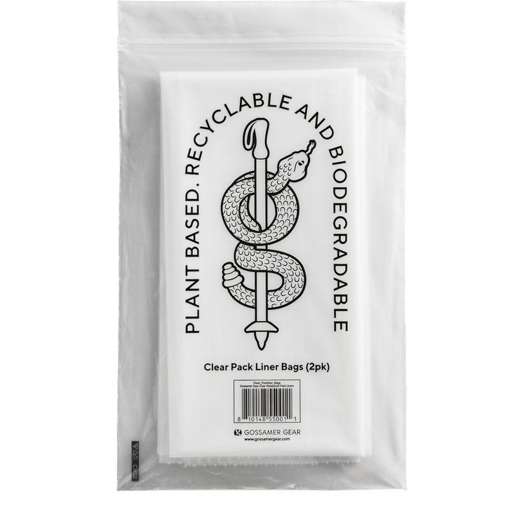 Gossamer Gear Clear Waterproof Pack Liner (2 pack)