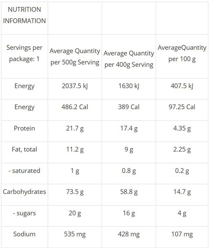Campers Pantry Expedition Cauliflower & Pea Dahl Expedition XL