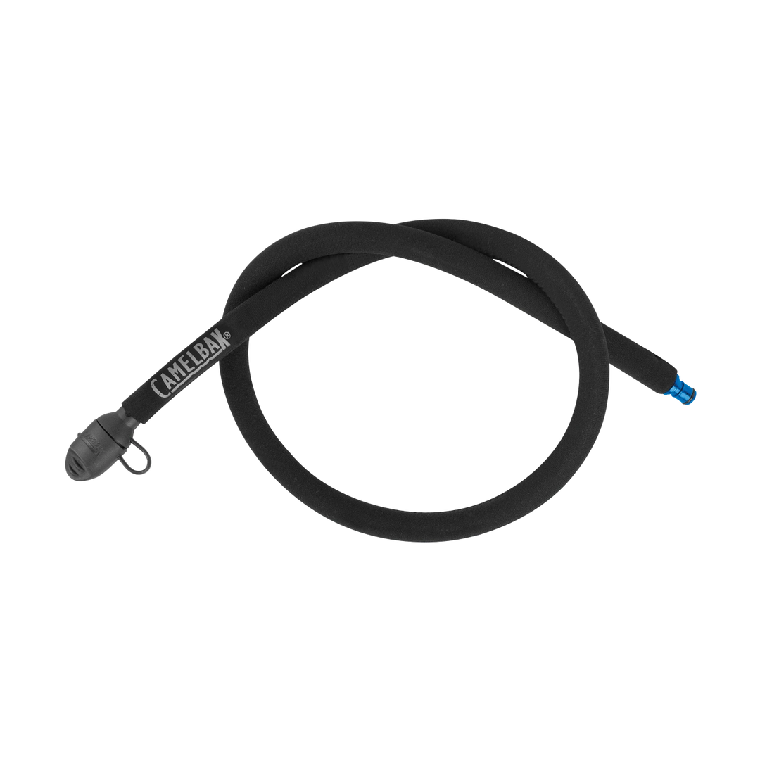 Insulated black tube with drink nozzle attachment/