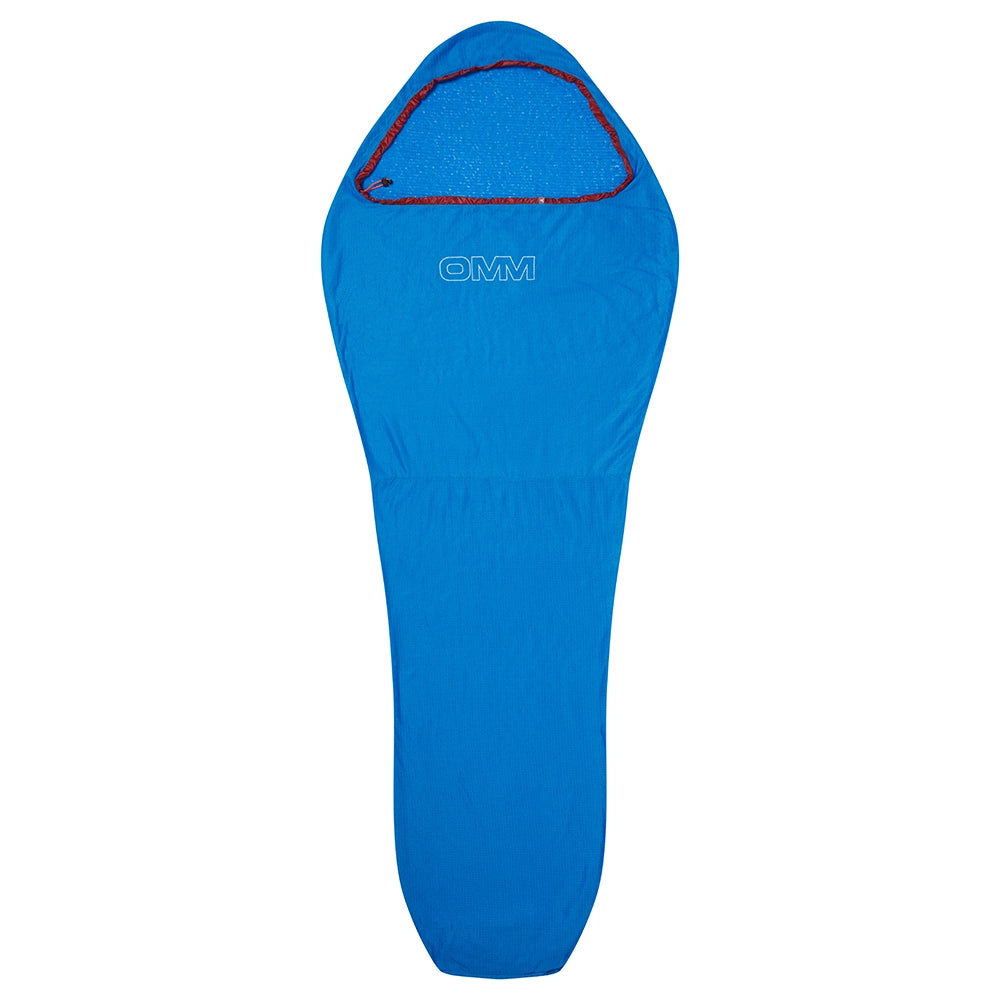OMM Core Liner, in use inside a sleeping bag