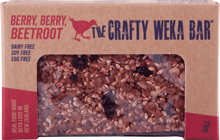 The Crafty Weka Bar Berry Berry Beetroot 75g