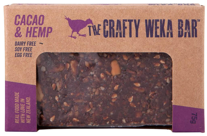 The Crafty Weka Bar Cacao & Hemp 75g