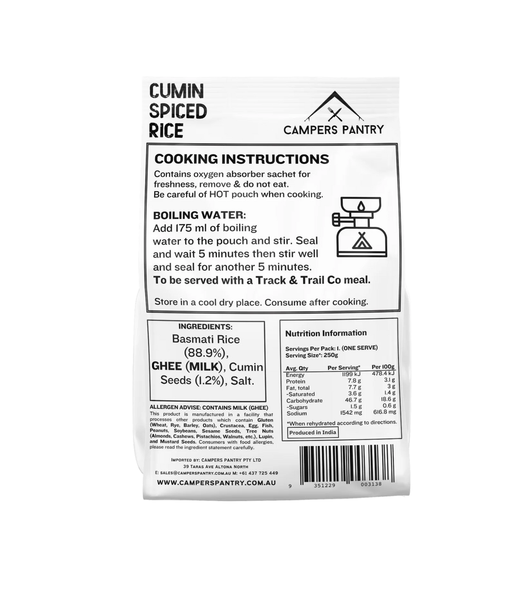 Campers Pantry Cumin Spiced Rice