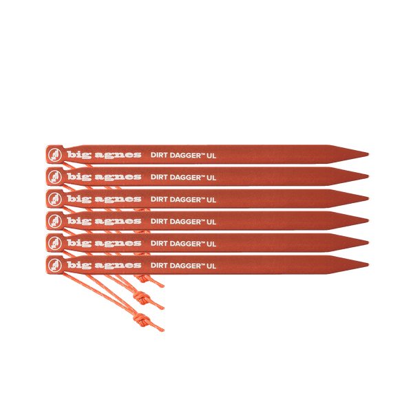 big agnes tent pegs Big Agnes Dirt Dagger UL 6.75" Tent Pegs Pack of 6 – Backpacking Light Australia