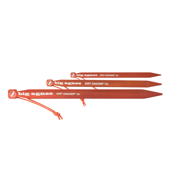 dirt dagger ul tent stakes Big Agnes Dirt Dagger UL 10" Tent Pegs Pack of 6 – Backpacking Light Australia