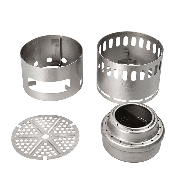 Evernew Titanium Ti Stove DX Set Alcohol Stove