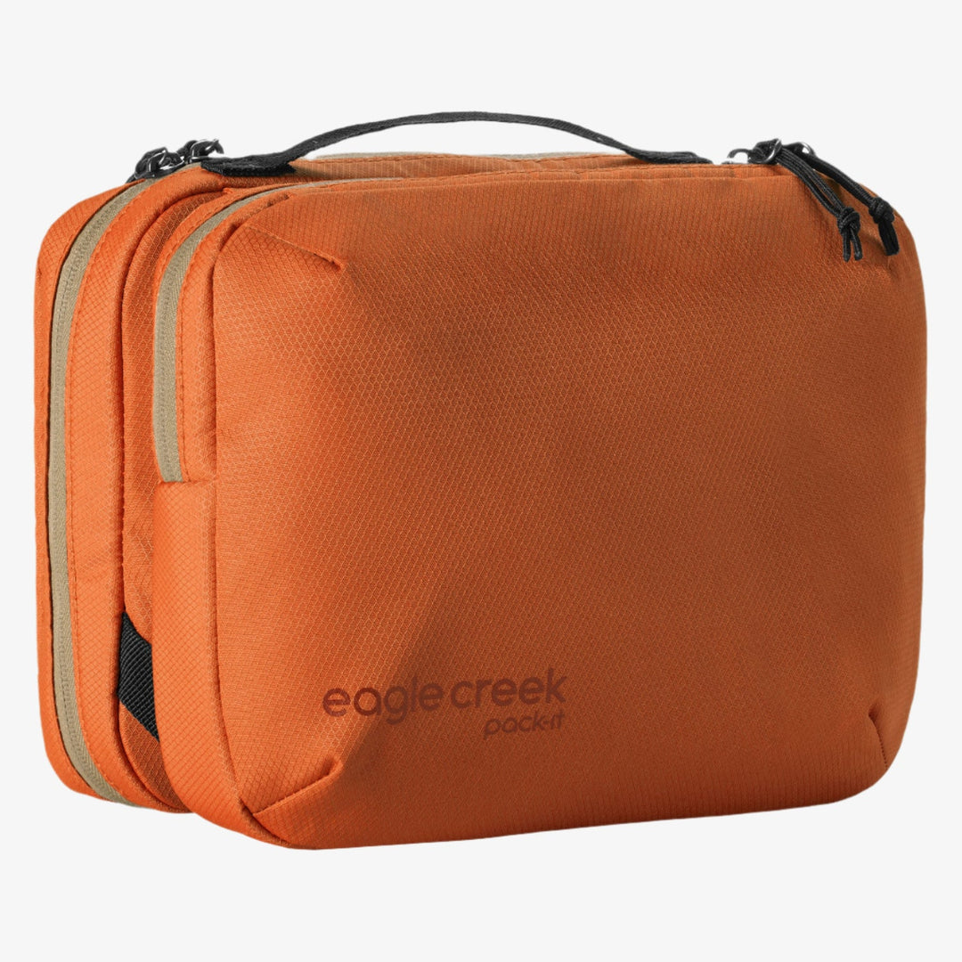 Orange travel organiser with &