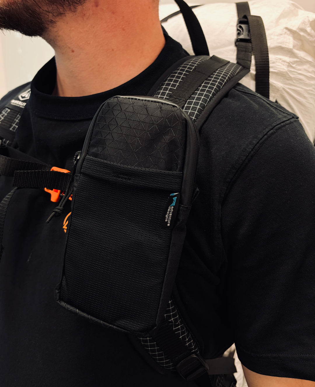 Adventure Designs Shoulder Strap Pocket - Gridstop Nylon