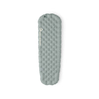 Inflatable sleeping mat on a white background