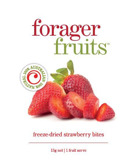 Forager Fruits Dried Strawberries 15g