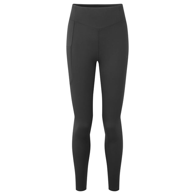 Black leggings on a white background