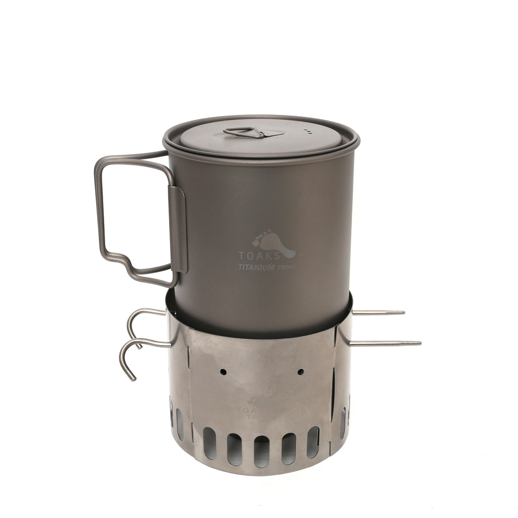 Toaks Titanium TiStand Alcohol Stove Dual Stand And Windscreen