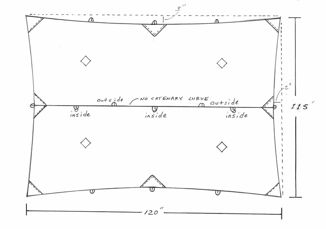 SlingFin NFT Ultralight Flat Tarp