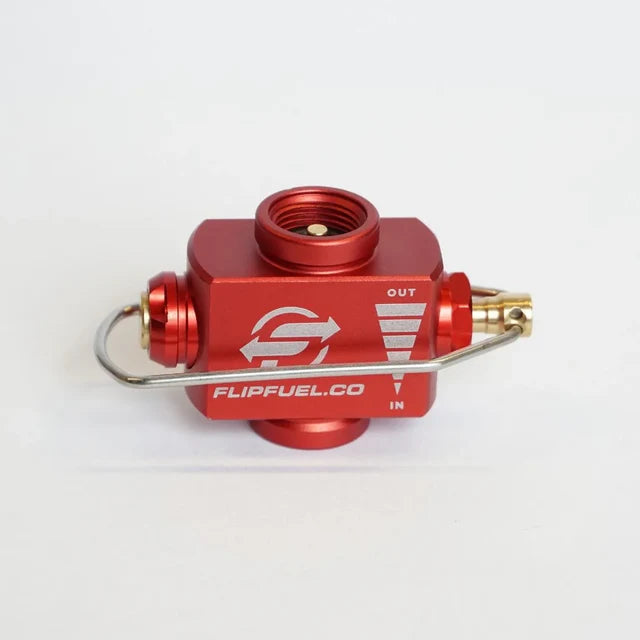 Red fuel valve with &