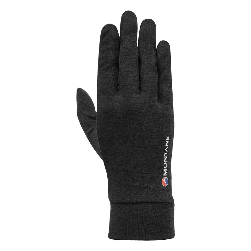 Black glove with Montane logo on a white background