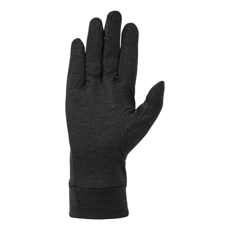 Black glove on a white background