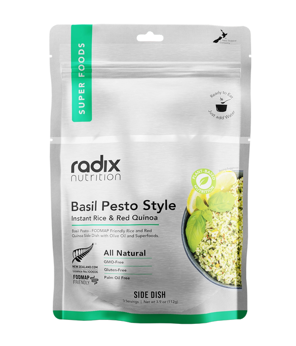 Radix Nutrition Instant Rice & Quinoa Mix Basil Pesto Style