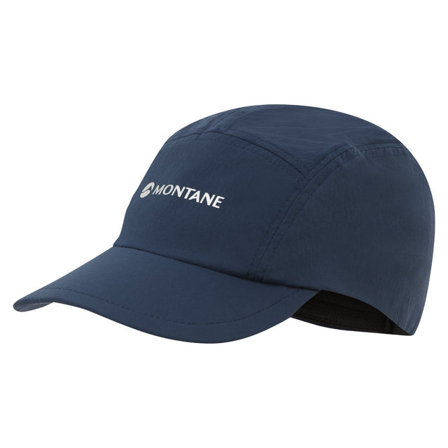 Navy cap with Montane logo on a white background