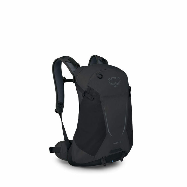Black Osprey backpack on a white background