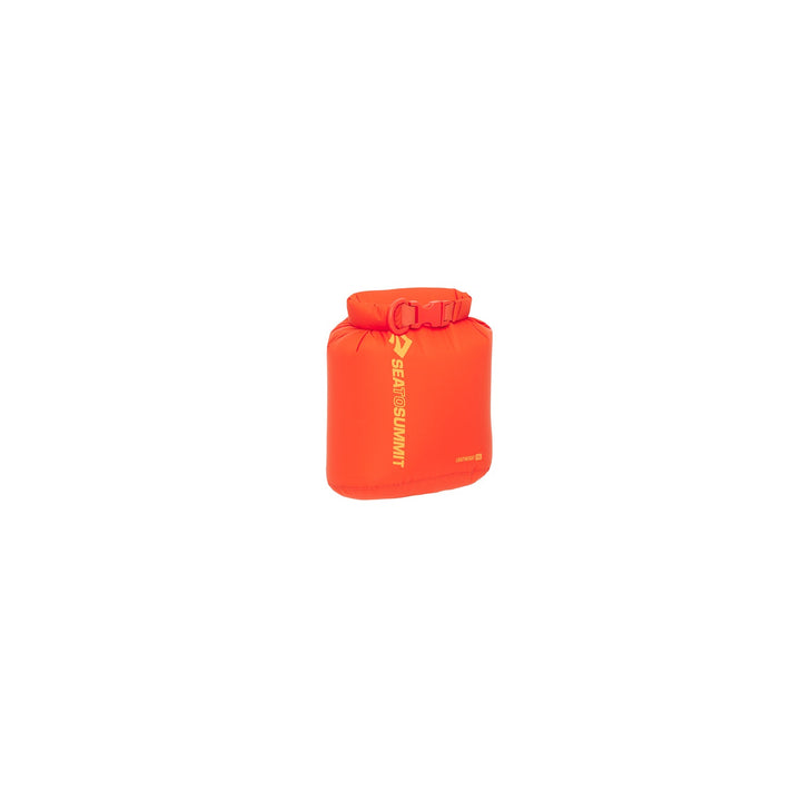 Orange dry bag on a white background