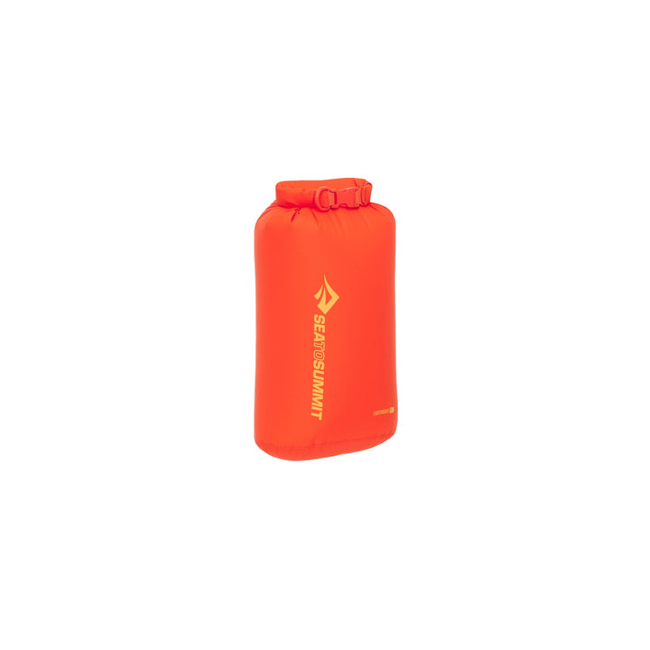 Orange dry bag on a white background