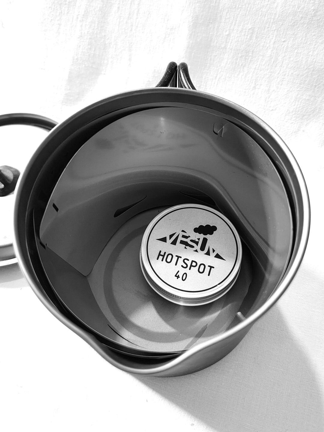 Vesuv Titanium Ultra Light windshield for MSR Kettle 900ml