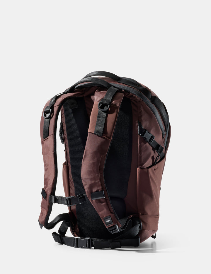 Matador 24L Adventure Pack - Garnet, back view showing straps