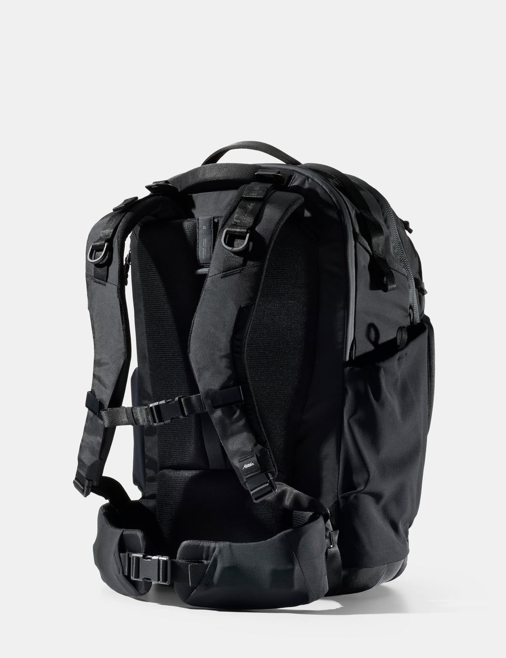 Matador 35L Global Travel Pack - Black, back view showing straps