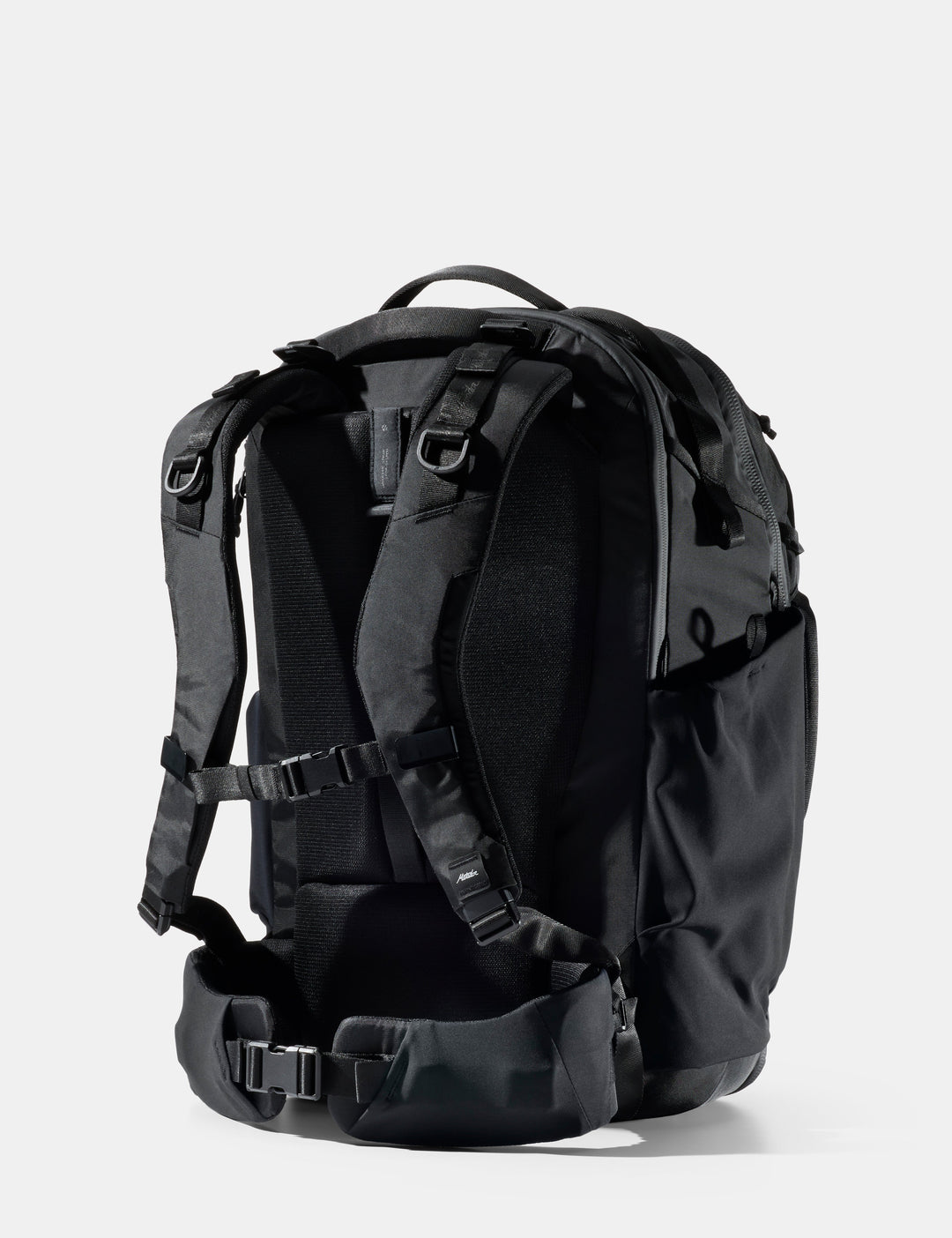 Matador 35L Global Travel Pack - Black, back view showing straps