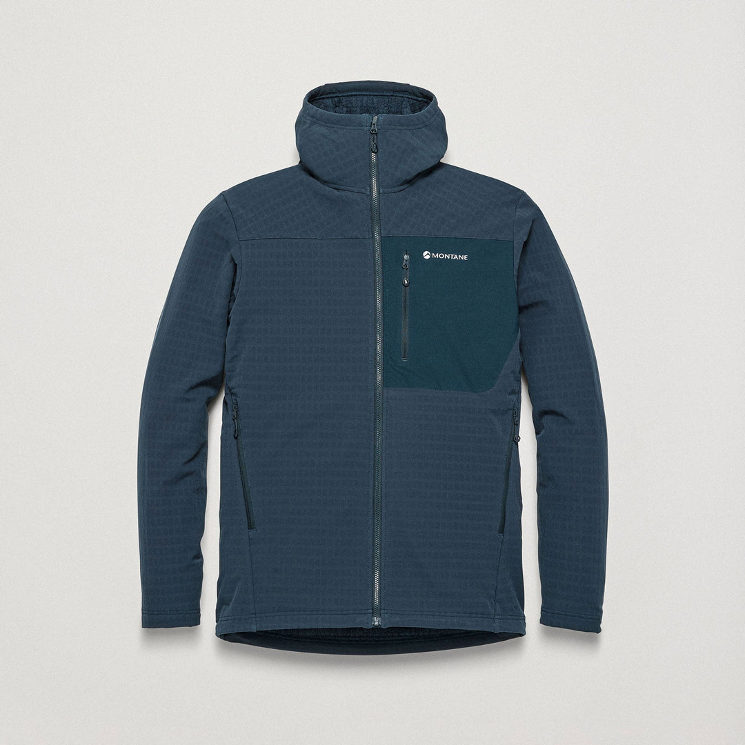 Montane Dura Hoodie Men's - Eclipse Blue front