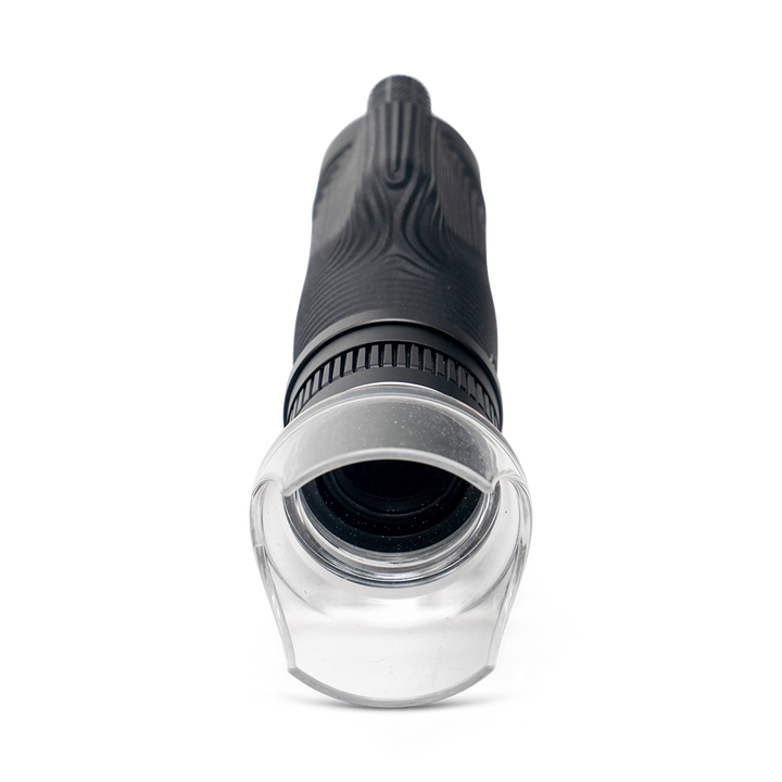 Close up of black scope