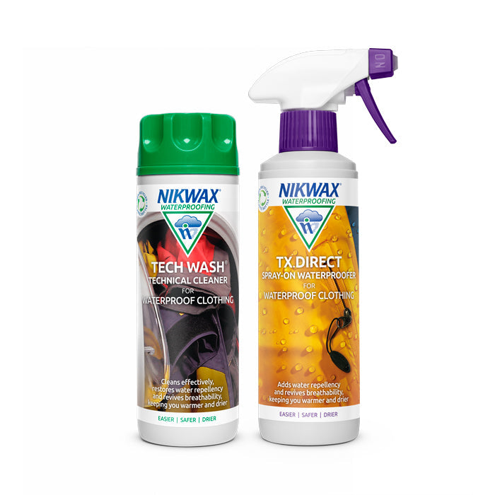 Nikwax Twin Pack: Tech Wash + TX Direct 300ml