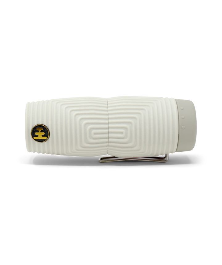 Texture white monocular on a white background