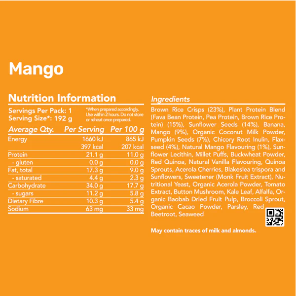Radix Nutrition Original Breakfast Mango