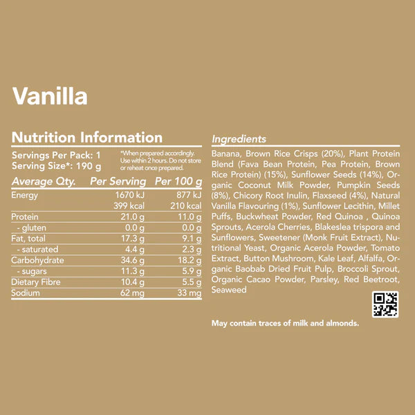 Radix Nutrition Original Breakfast Vanilla