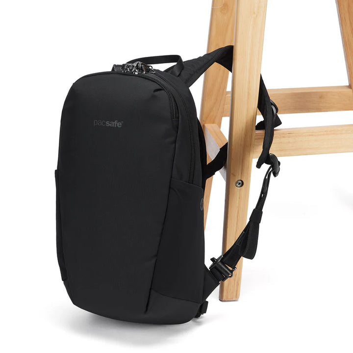 Black backpack with &
