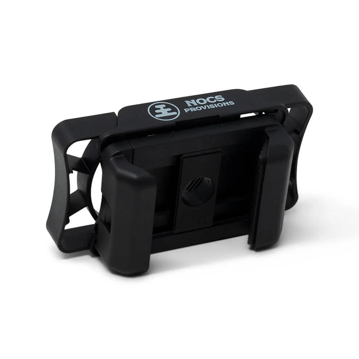 Black binocular phone adapter with &