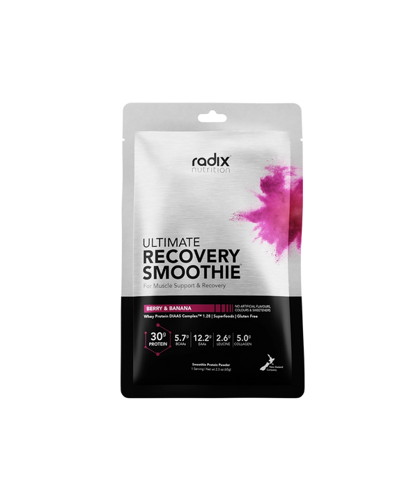 Radix Nutrition Ultimate Recovery Smoothie - Whey Protein - Berry & Banana