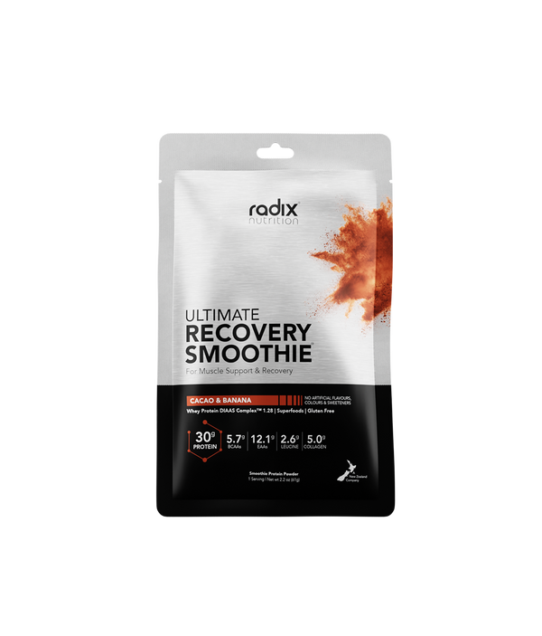 Radix Nutrition Ultimate Recovery Smoothie - Whey Protein - Cacao & Banana