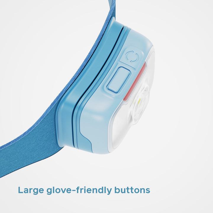 BioLite Range 500 Headlamp Slate Blue buttons