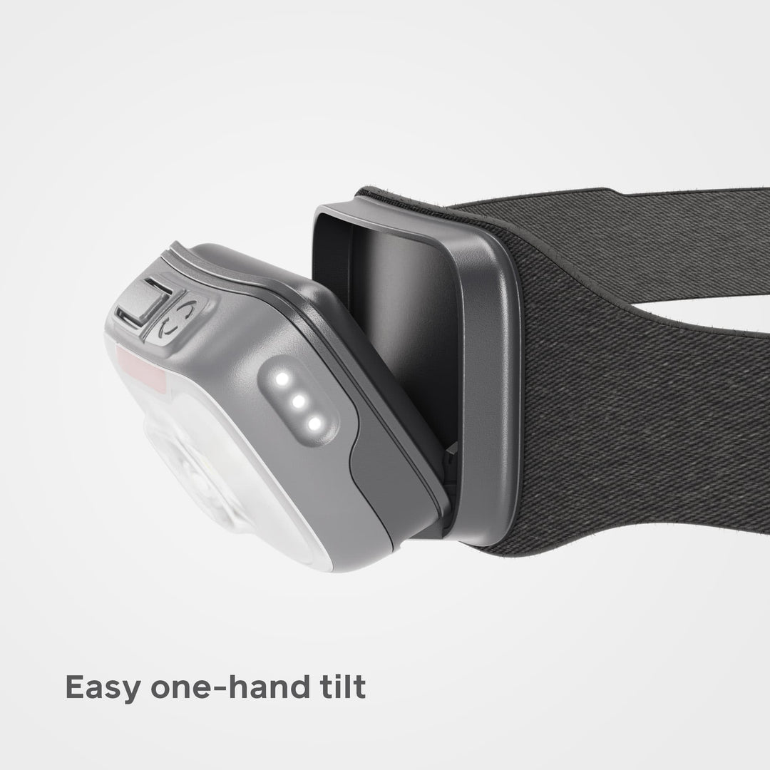 BioLite Range 500 Headlamp Midnight Grey tilt