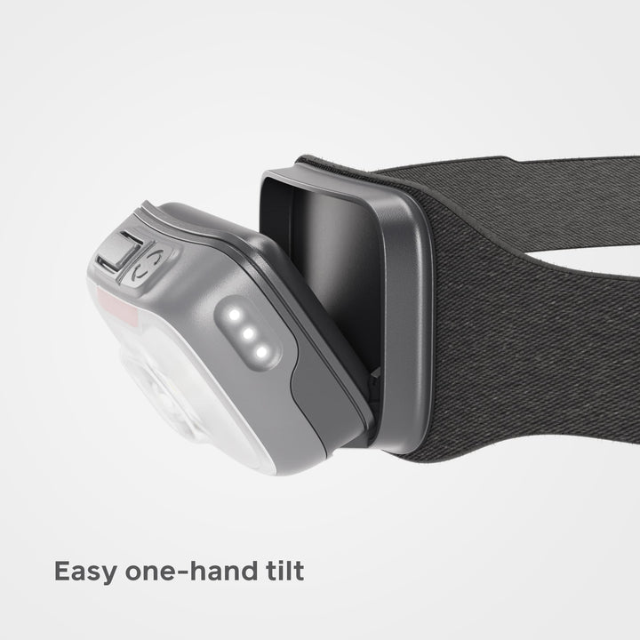 BioLite Range 500 Headlamp Midnight Grey tilt