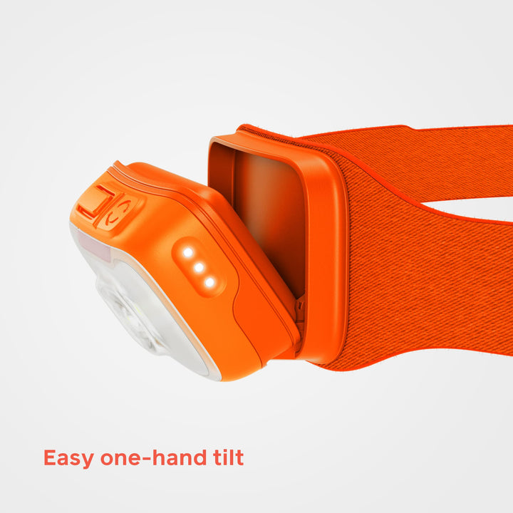 BioLite Range 500 Headlamp Spark Red tilt