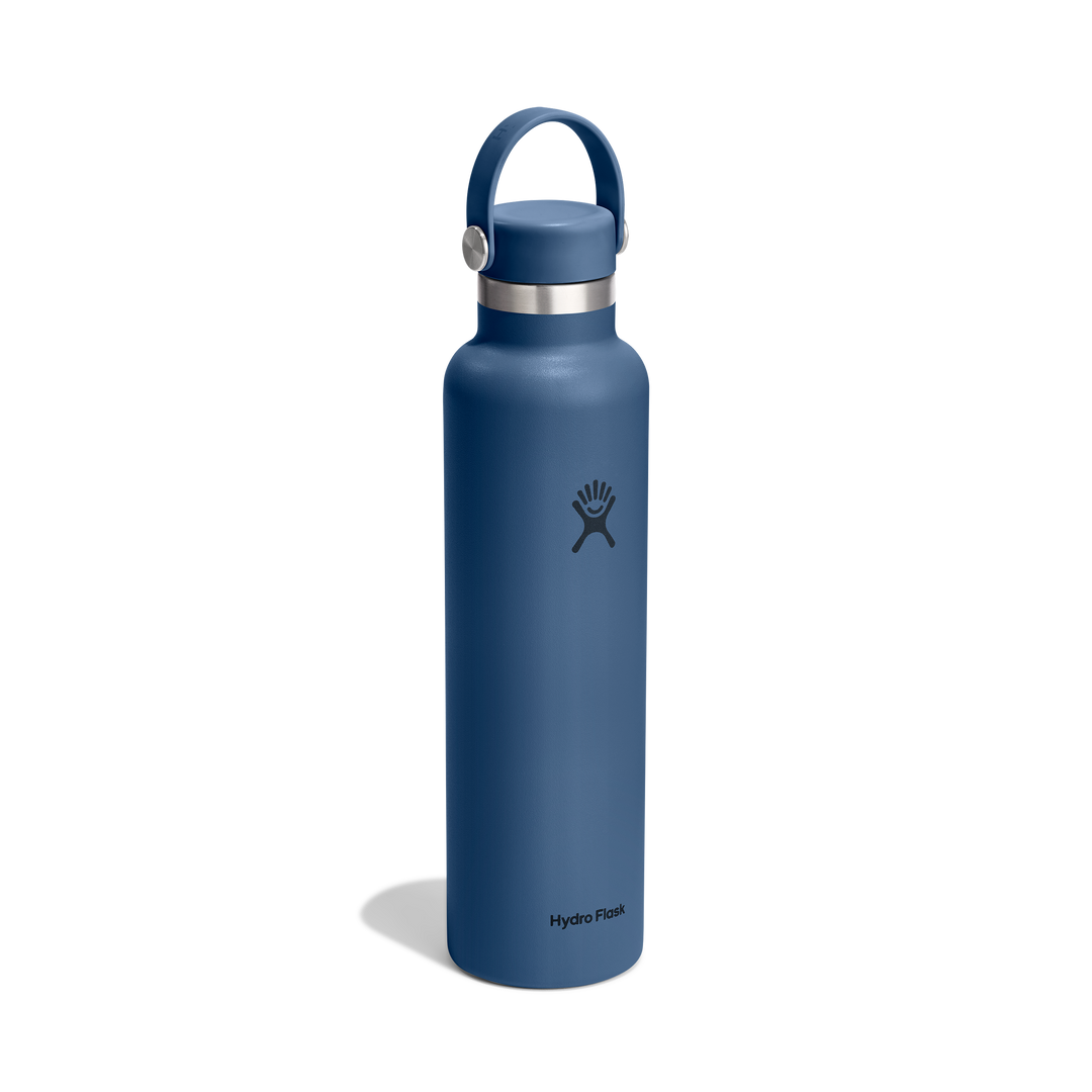 Hydro Flask 710mL Standard Mouth Water Bottle with Flex Cap - Harbor Blue