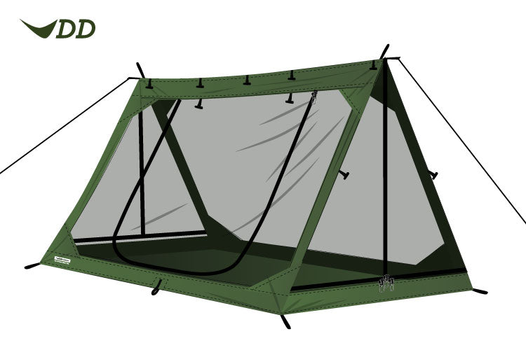 DD Hammocks Superlight A-Frame Mesh Tent