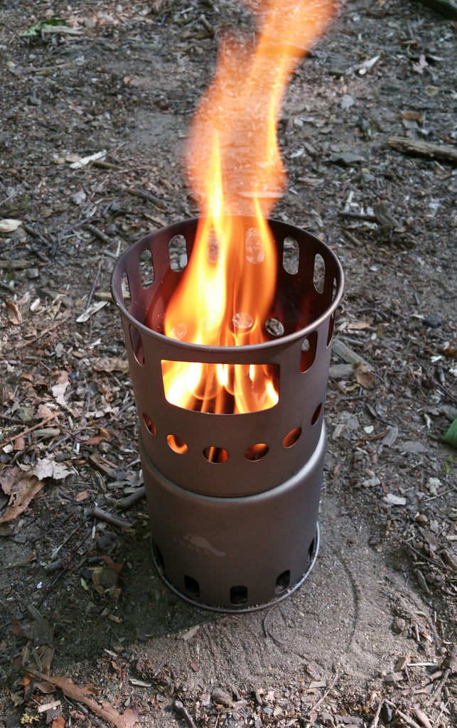 Toaks Titanium Backpacking Wood Burning Stove