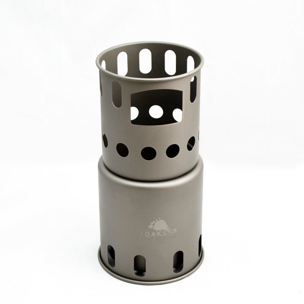 Toaks Titanium Backpacking Wood Burning Stove - Small