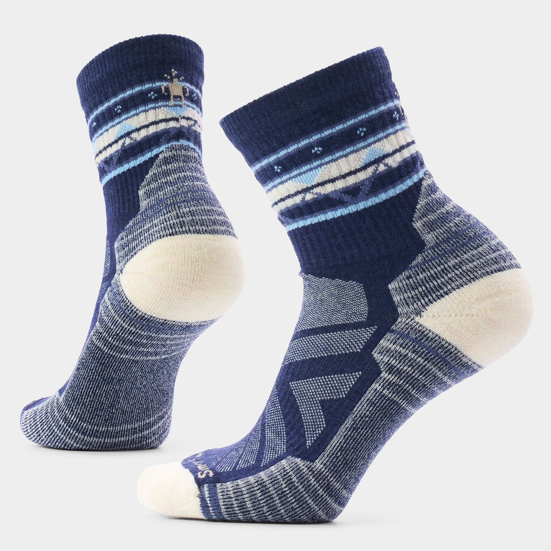 Smartwool Hike Light Cushion Zig Zag Valley Mid Crew Socks Women&